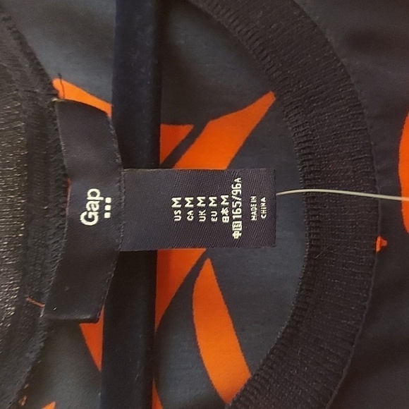 GAP Pullover Sleeveless Navy and Red Dress - Picture 2 of 8